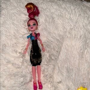 Monster High Pink and Black Fashion Doll with Accessories